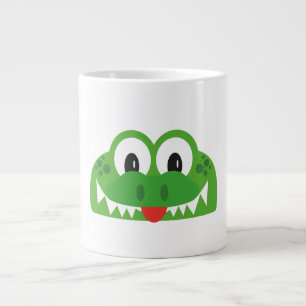 Crocodile, Alligator Animal Reptile Head, Alligato Large Coffee Mug