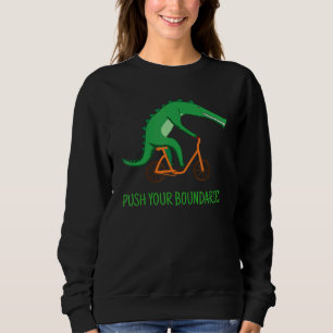 Crocodile Alligator Bicycle Reptile Animal Sweatshirt
