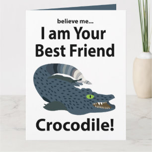 Crocodile Alligator Funny Crocodile Card