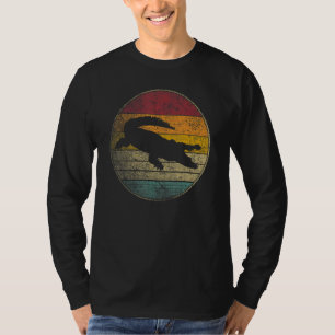 Crocodile Alligator Gator Sun Retro Vintage 70s T-Shirt