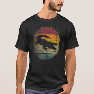 Crocodile Alligator Gator Sun Retro Vintage 70s T-Shirt