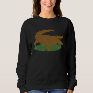 crocodile alligator reptile animals  2 sweatshirt