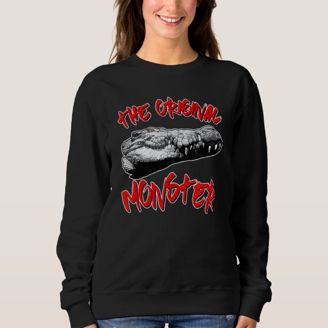 Crocodile Alligator The Original Monster Sweatshirt (Front)