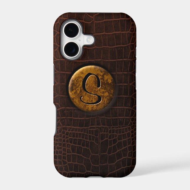Crocodile and Monogram (Back)