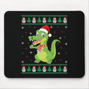 Crocodile Animal Matching Family Ugly Christmas Sw Mouse Pad