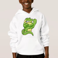 Crocodile as Bodybuilder & big Muscles