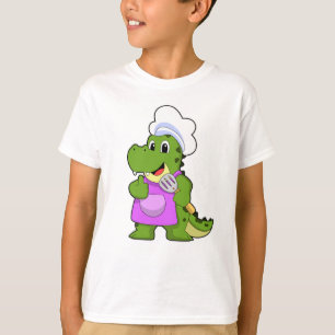 Crocodile as Cook with Spatula T-Shirt