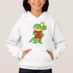 Crocodile at Field hockey with Stick