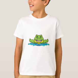 Crocodile at Swimming in Water T-Shirt