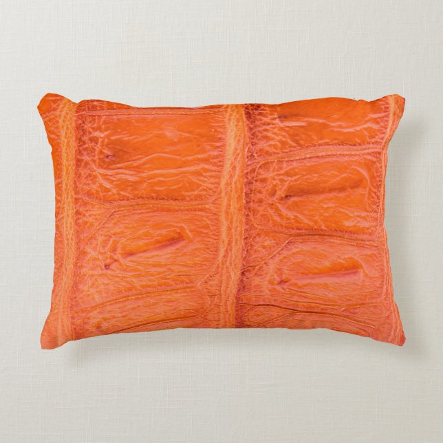 Crocodile belly skin texture background. This imag Decorative Cushion (Front)