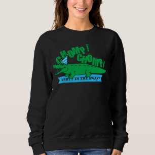 Crocodile Birthday Alligators Swamp Reptile Boys K Sweatshirt