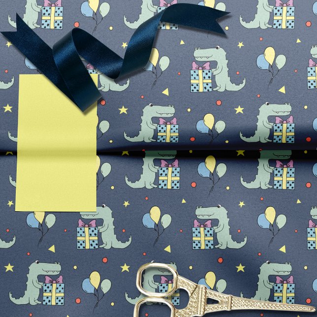 Crocodile Birthday Party  Tissue Paper (Creator Uploaded)