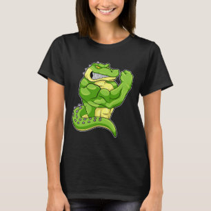 Crocodile Bodybuilder Bodybuilding Sports 1 T-Shirt