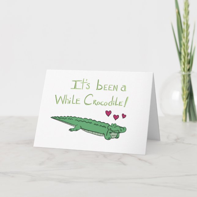 Crocodile Card (Front)