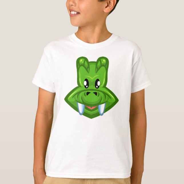 Crocodile cartoon T-Shirt (Front)