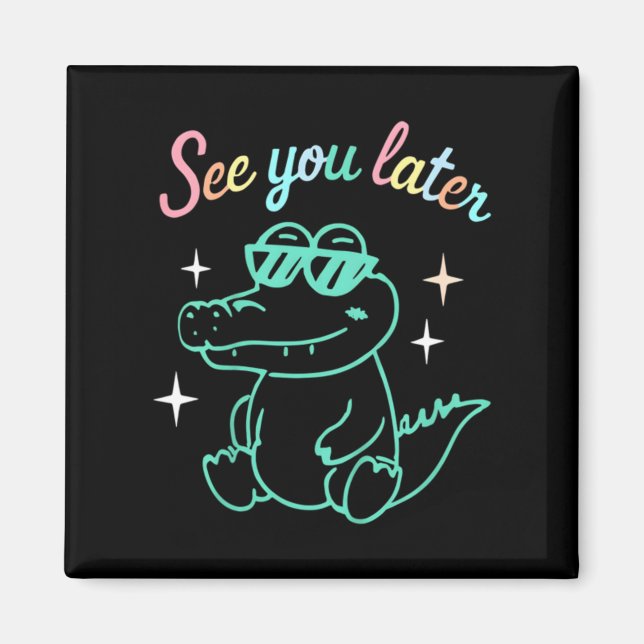 Crocodile Chill Magnet (Front)
