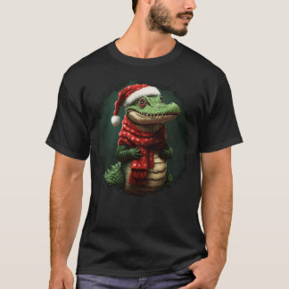 Crocodile Christmas family T-Shirt