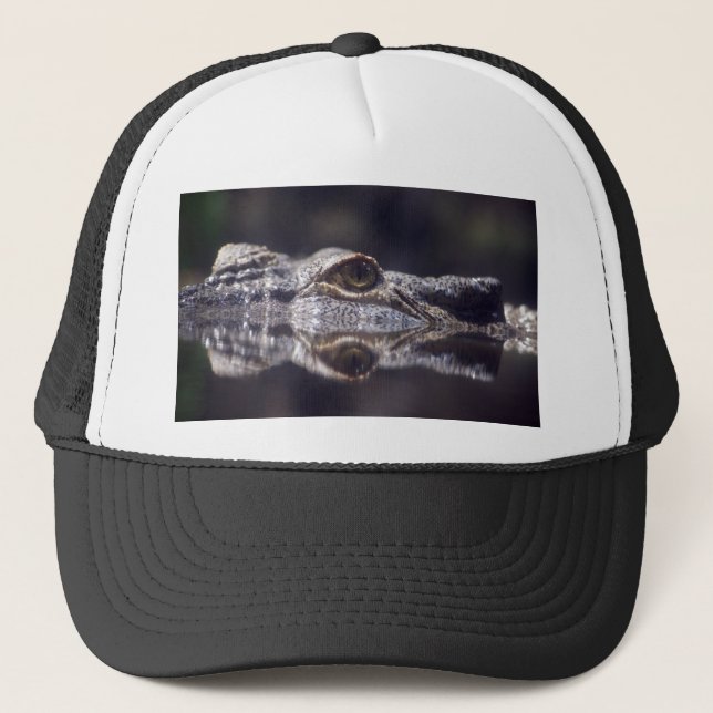 Crocodile Coming Trucker Hat (Front)