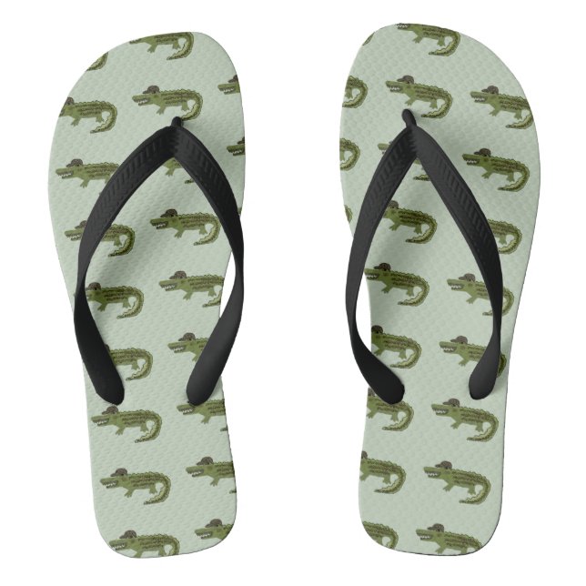 Crocodile Cool Thongs (Footbed)