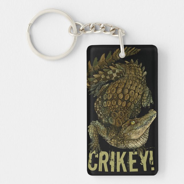 Crocodile Crikey! Key Ring (Front)
