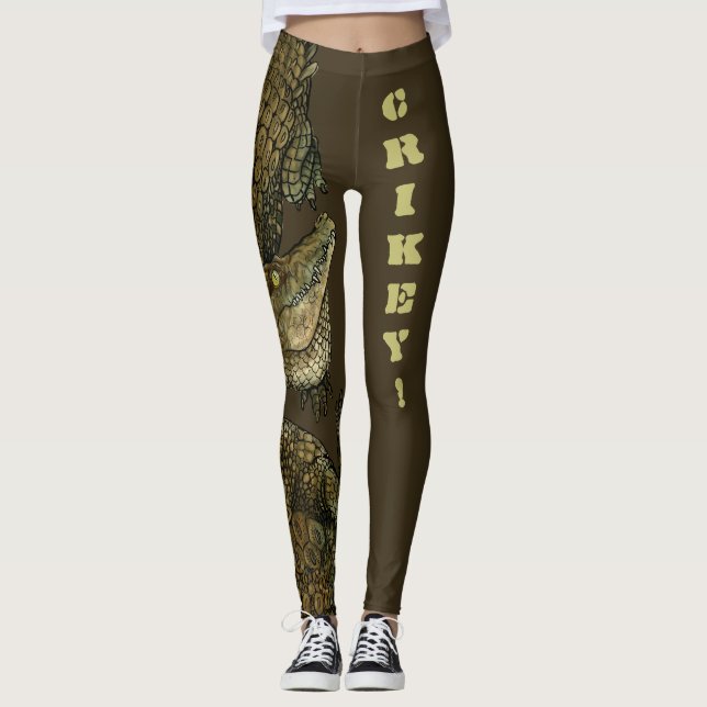 Crocodile Crikey! Leggings (Front)