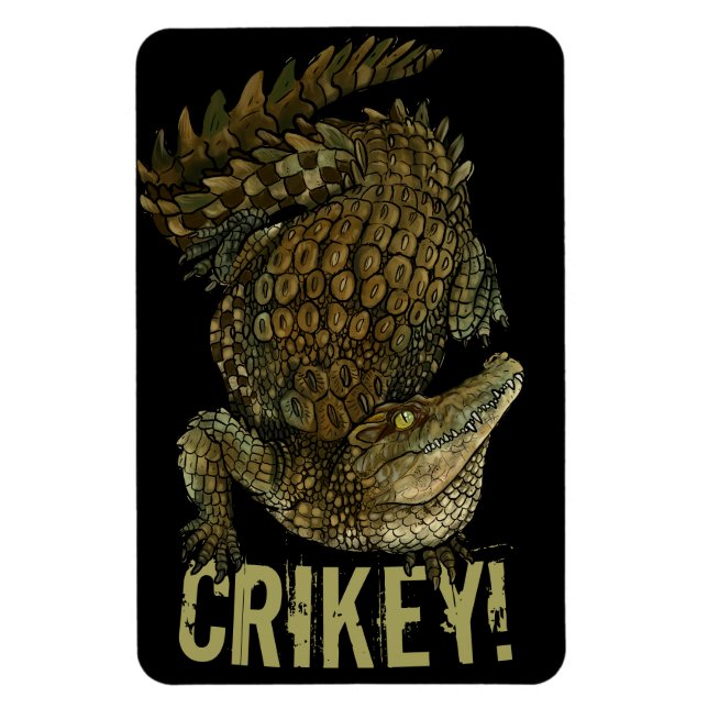Crocodile Crikey! Magnet (Vertical)