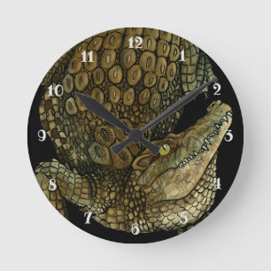 Crocodile Crikey!   Round Clock