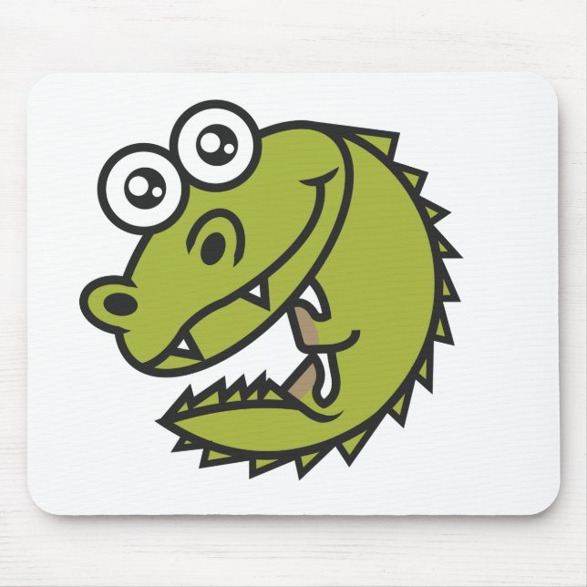 Crocodile Cute Baby Croc Mouse Pad (Front)