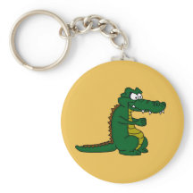 Crocodile design custom keychains