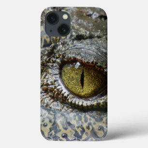 crocodile eye face animal custom personalise diy iPhone 13 case