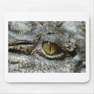 crocodile eye face animal custom personalise diy mouse pad