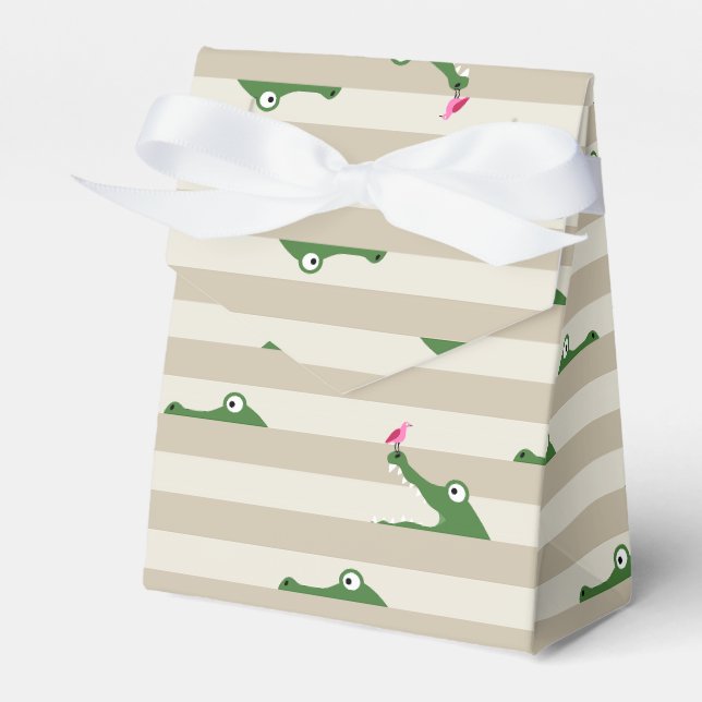 Crocodile Favour Box (Front Side)