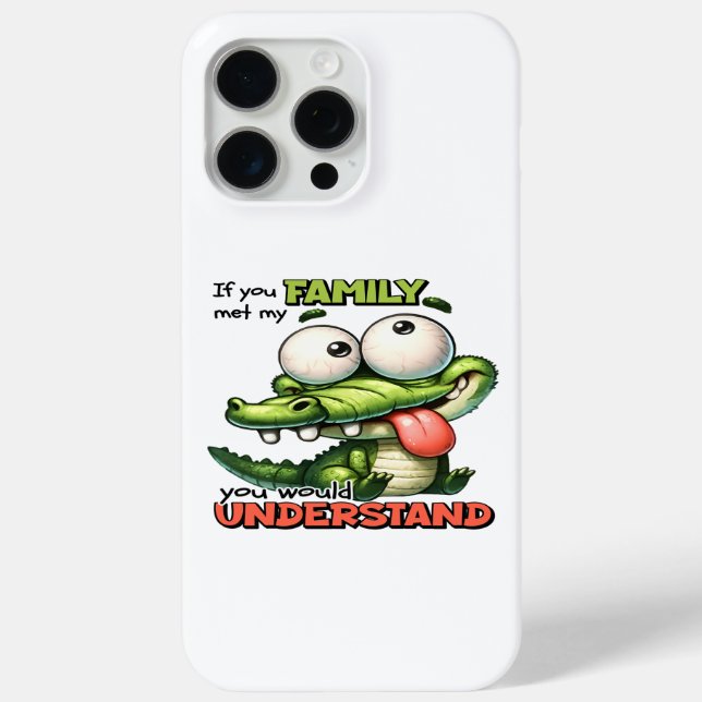 crocodile FUNNY Case-Mate iPhone Case (Back)