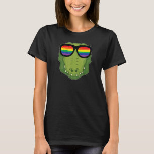 Crocodile Funny Reptile Adventure Zoo Sunglasses G T-Shirt