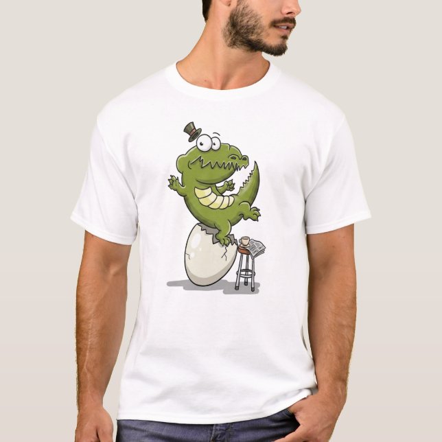 Crocodile Hatching from an Egg T-Shirt (Front)