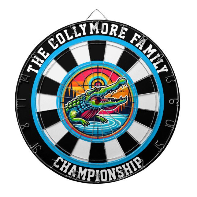 Crocodile Lake Precision Design Dartboard (Front)