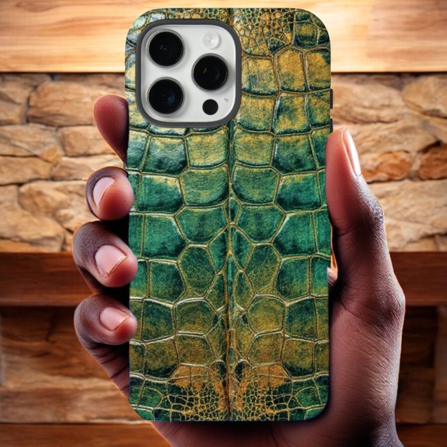 Crocodile leather Case-Mate iPhone case (Creator Uploaded)