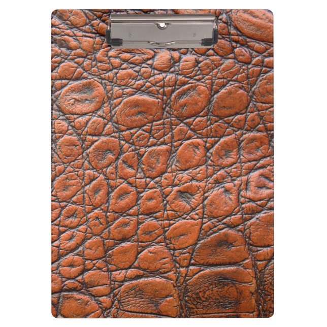 crocodile leather fake look clipboard (Front)