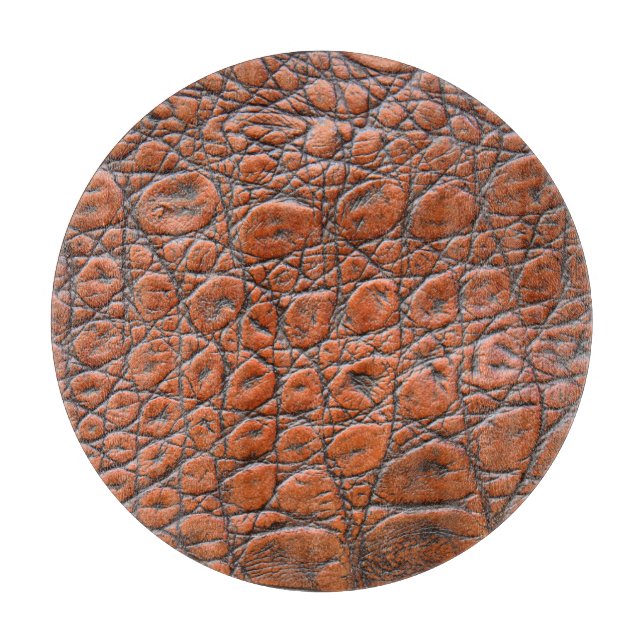 crocodile leather fake look cutting board (Front)