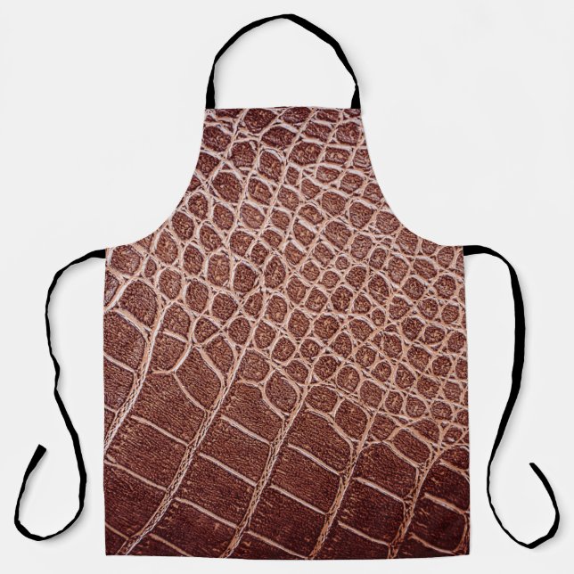 Crocodile leather pattern backgroundabstract,allig apron (Front)