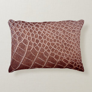 Crocodile leather pattern backgroundabstract,allig decorative cushion