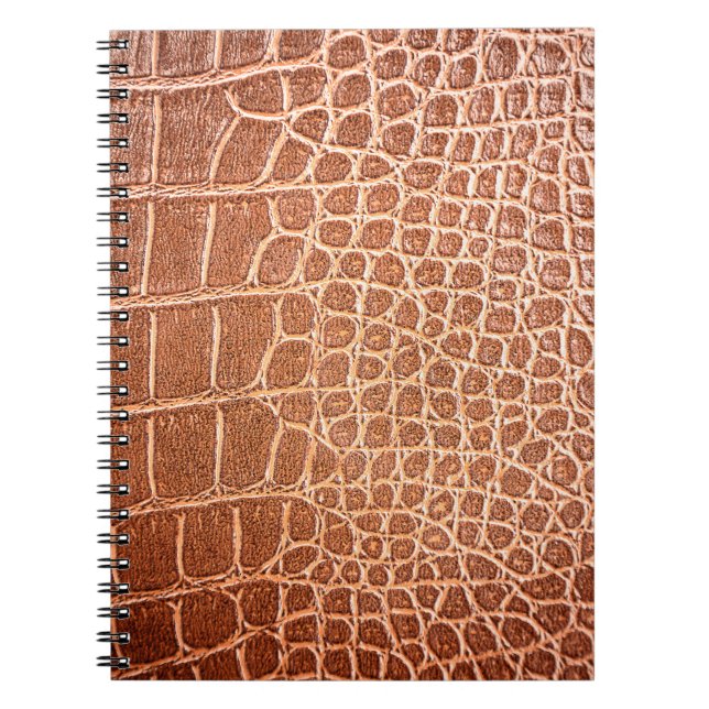 Crocodile leather pattern backgroundabstract,allig notebook (Front)