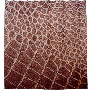 Crocodile leather pattern backgroundabstract,allig shower curtain