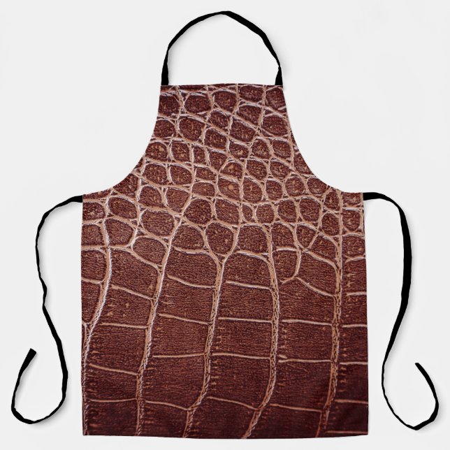 Crocodile leather patternabstract,alligator,animal apron (Front)