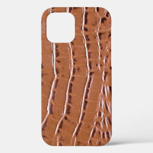 Crocodile leather textured backgroundabstract, ani iPhone 12 case