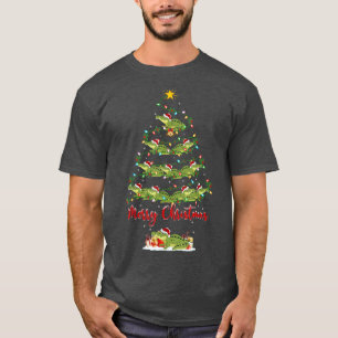 Crocodile Lover Matching Santa Crocodile Christmas T-Shirt