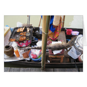 Crocodile Meat BBQ ... Thailand Street Food