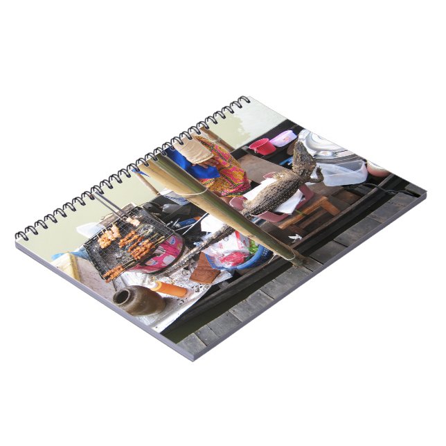 Crocodile Meat BBQ ... Thailand Street Food Notebook (Left Side)