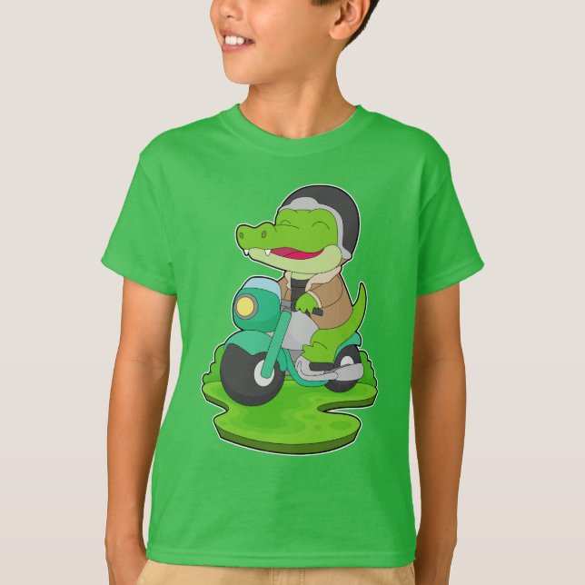 Crocodile Motorcycle T-Shirt (Front)