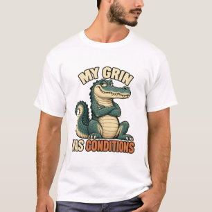 Crocodile – My Grin Has Conditions T-Shirt